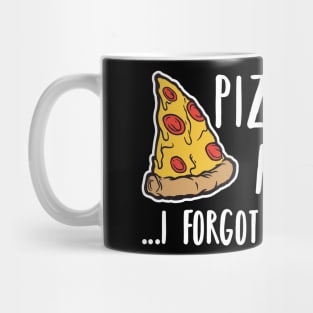 I Wish You Were Pizza is the Answer Lover Funny Slice Gift Mug